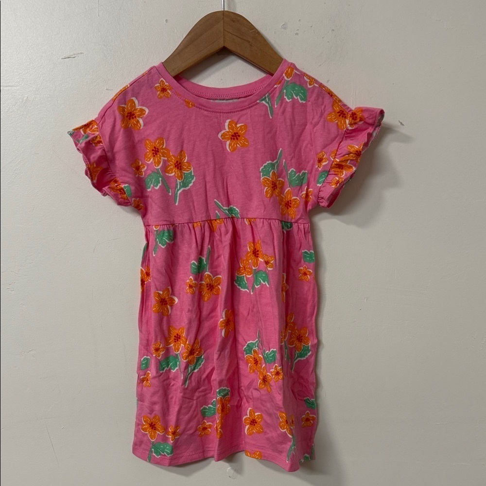 Old Navy Pink Floral Kids Dress